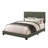 Charcoal Full Bed With Nailhead Trim-482654791-482654786