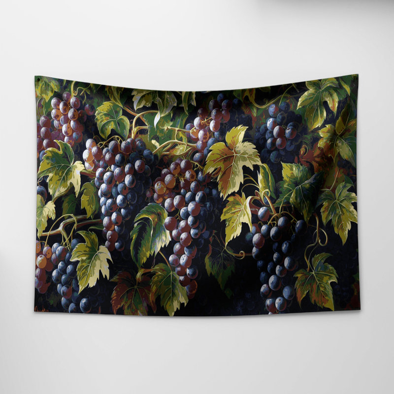 Tapisserie murale Fruit Muscadine, 88 po x 104 po