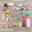 Maison de poupée majestueuse en bois avec 34 accessoires