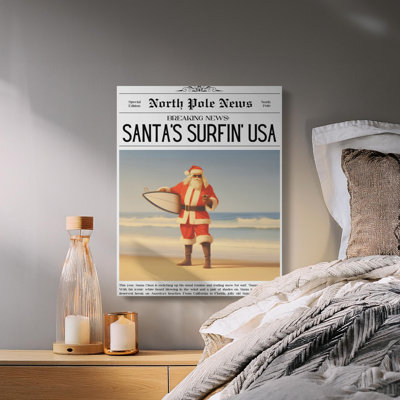 Durden 1 Piece Wrapped Canvas Wall Art Set
