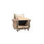 Fauteuil rembourré convertible avec rangement