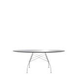 Oval Glass Dining Table