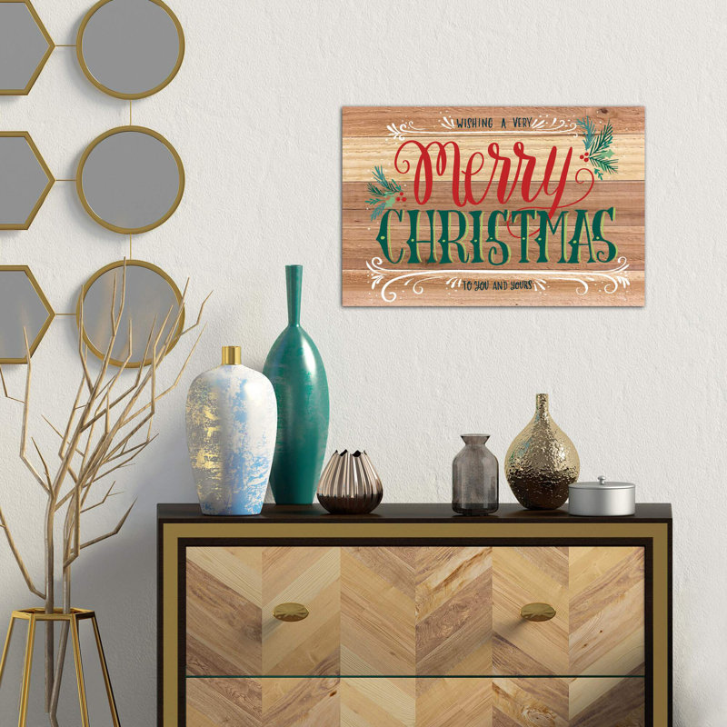 Christmas Greenery III by Amanda Mcgee - Print on Canvas, Wrapped Canvas, 101.6 cm H x 66.04 cm W x 1.91 cm D