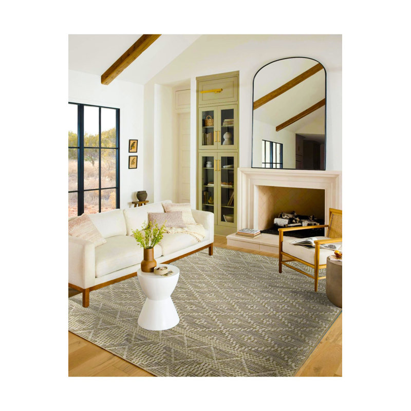 Tapis décoratif à losanges lavable à la machine, Tapis de couloir 2 pi 6 po x 9 pi 10 po inclus