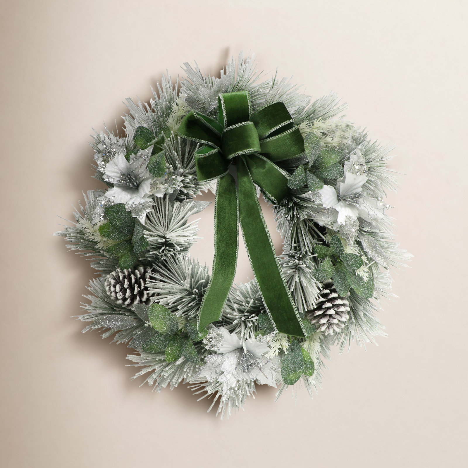 4" Pine Christmas Wreath