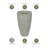 ECOBO Eco-Friendly Round Pot Planter, VicenzaIndoor/Outdoor use,Four Season Use-88977539-88977545