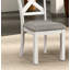 Fauteuil à dossier croisé 2 pièces