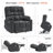 27.2'' Seat Width Dual Motor Power Recliner Lift Chair with Dual Heating, Infinite Position, Fabric Upholstered-1430358267