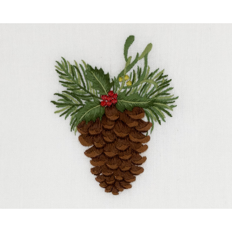Pinecone Holly Napkin