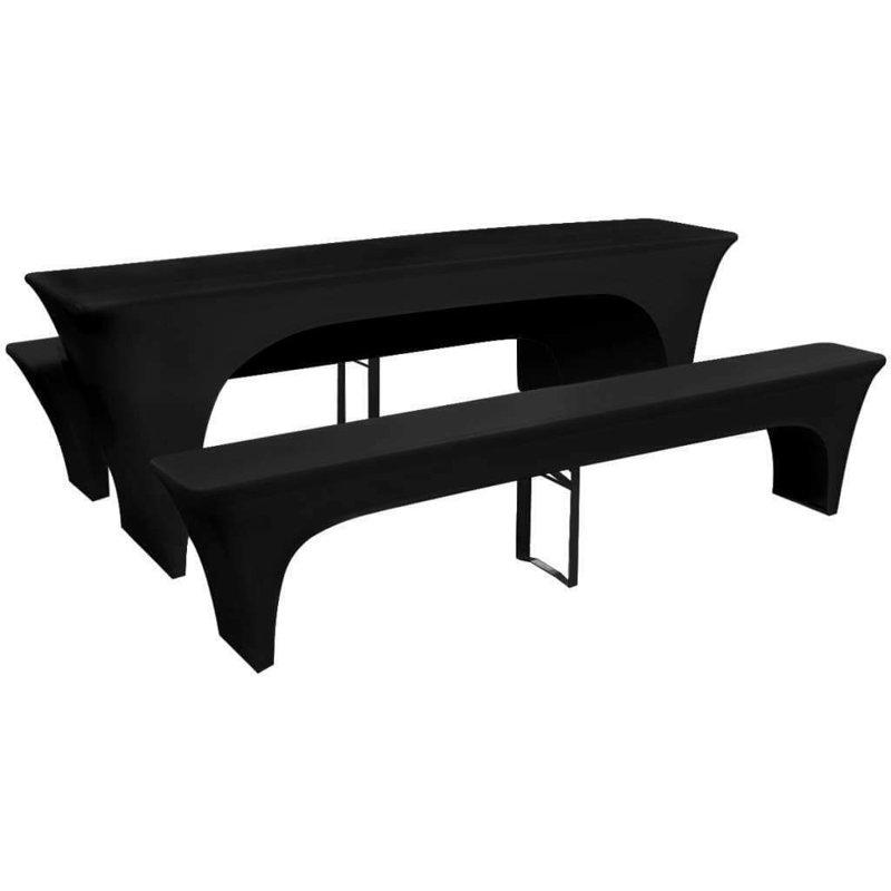 Ebrahima Tablecloth, Black