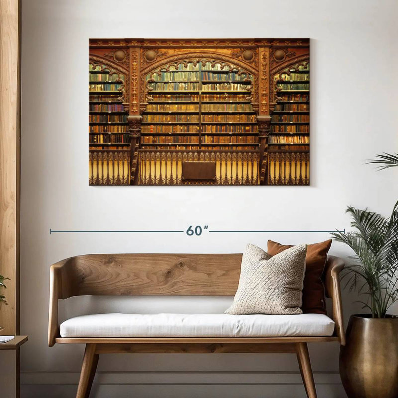 Old Library, 30" H x 45" W