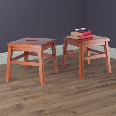 Mariani Solid Wood Accent Stool