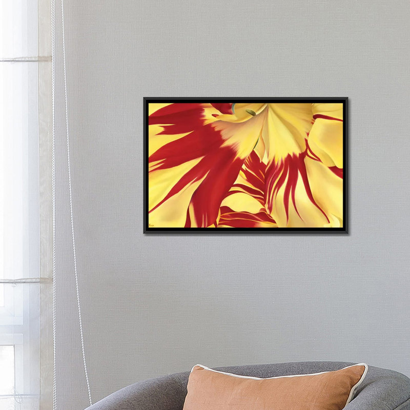 « seul », reproduction d’impression sur toile, H 18 po x l 26 po x P 1,5 po, Toile avec cadre noir, Pas de tapis