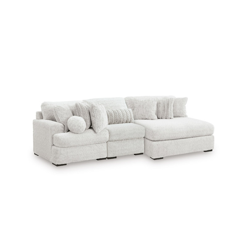 Canapé modulaire 3 pièces avec méridienne Snodoodle, Orienté à droite
