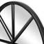 Metal Framed Wall Mounted Accent Mirror in Black