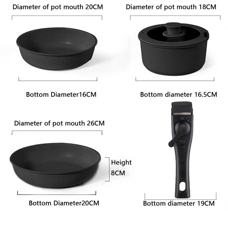 HKFUYULINTECHLIMITED Pots And Pans Set