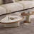 Simple personality coffee table combination