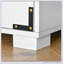 Garde-manger industriel blanc avec placard et tablettes