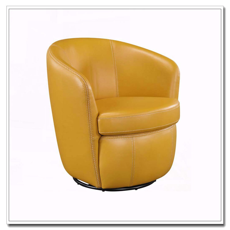Chaise pivotante, Jaune