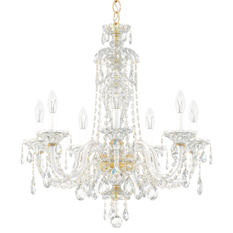 Sterling 7 - Light Chandelier, Clear Spectra Crystal