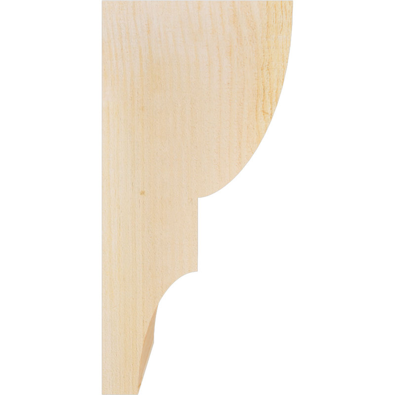 Corbeau Ridgewood, H 16 po x l 6 po x P 8 po, Sapin de Douglas, Sciage brut