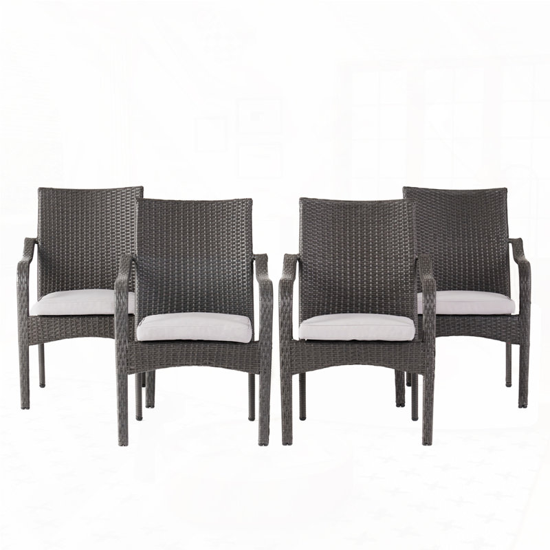 Outdoor PE Rattan Stacking Chair