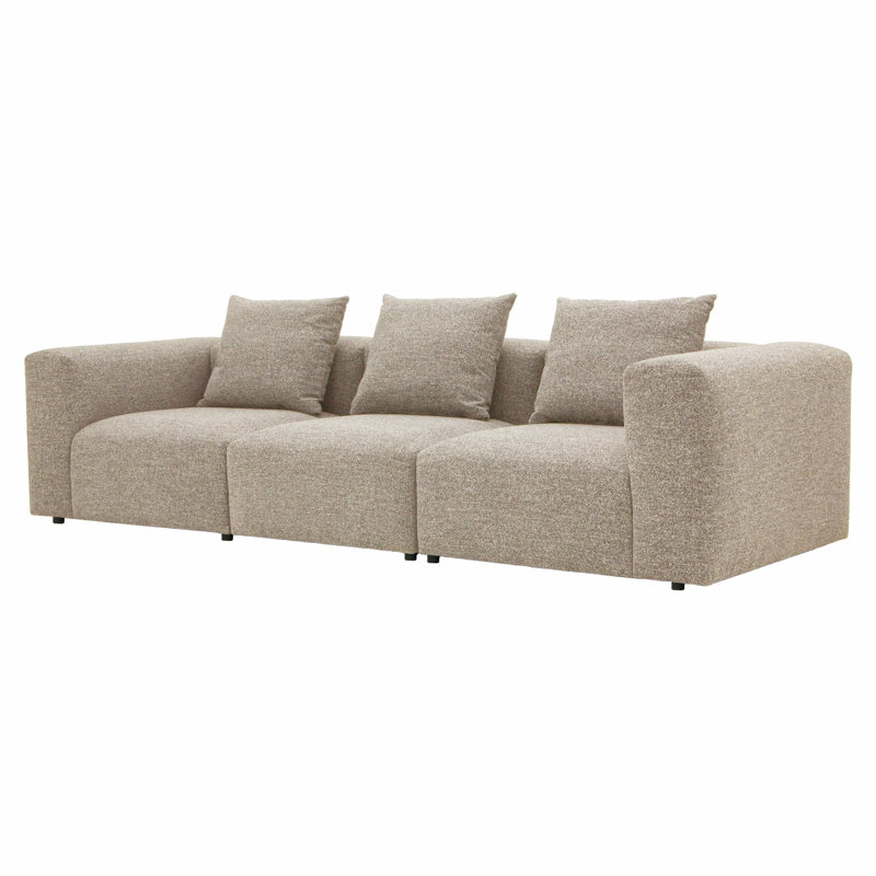3 Seater Sofa & Chaise, Beige