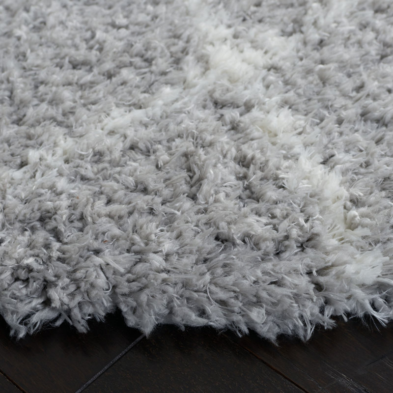 Tapis à motif géométrique Hyeon Performance, Rond 6 pi 7 po