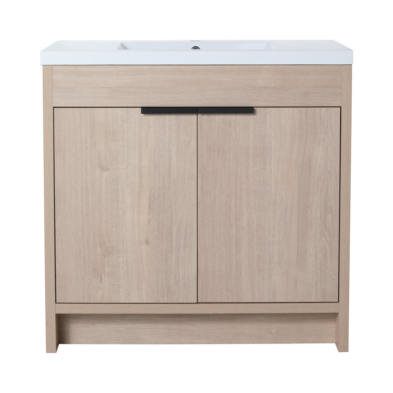 Meuble-lavabo sur pied 35,4 po Fenella