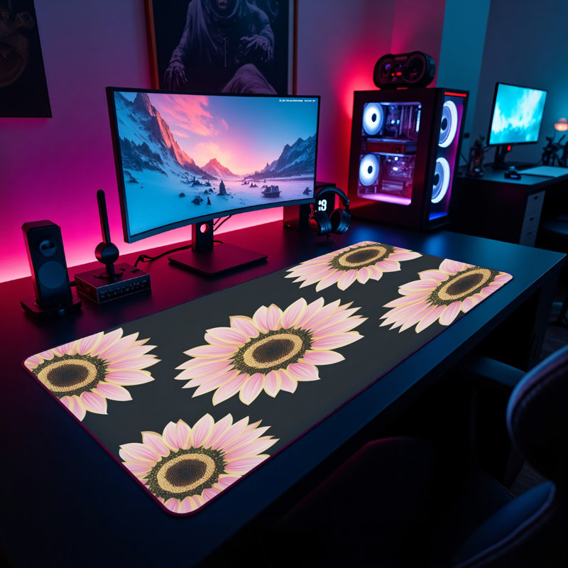 Polyester Desk Pad, 14.4x12.1
