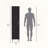 Tall Broom Closet Black
