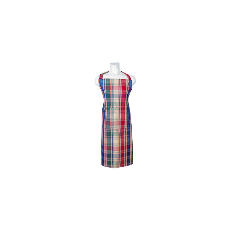 Manke Plaid Bib Apron