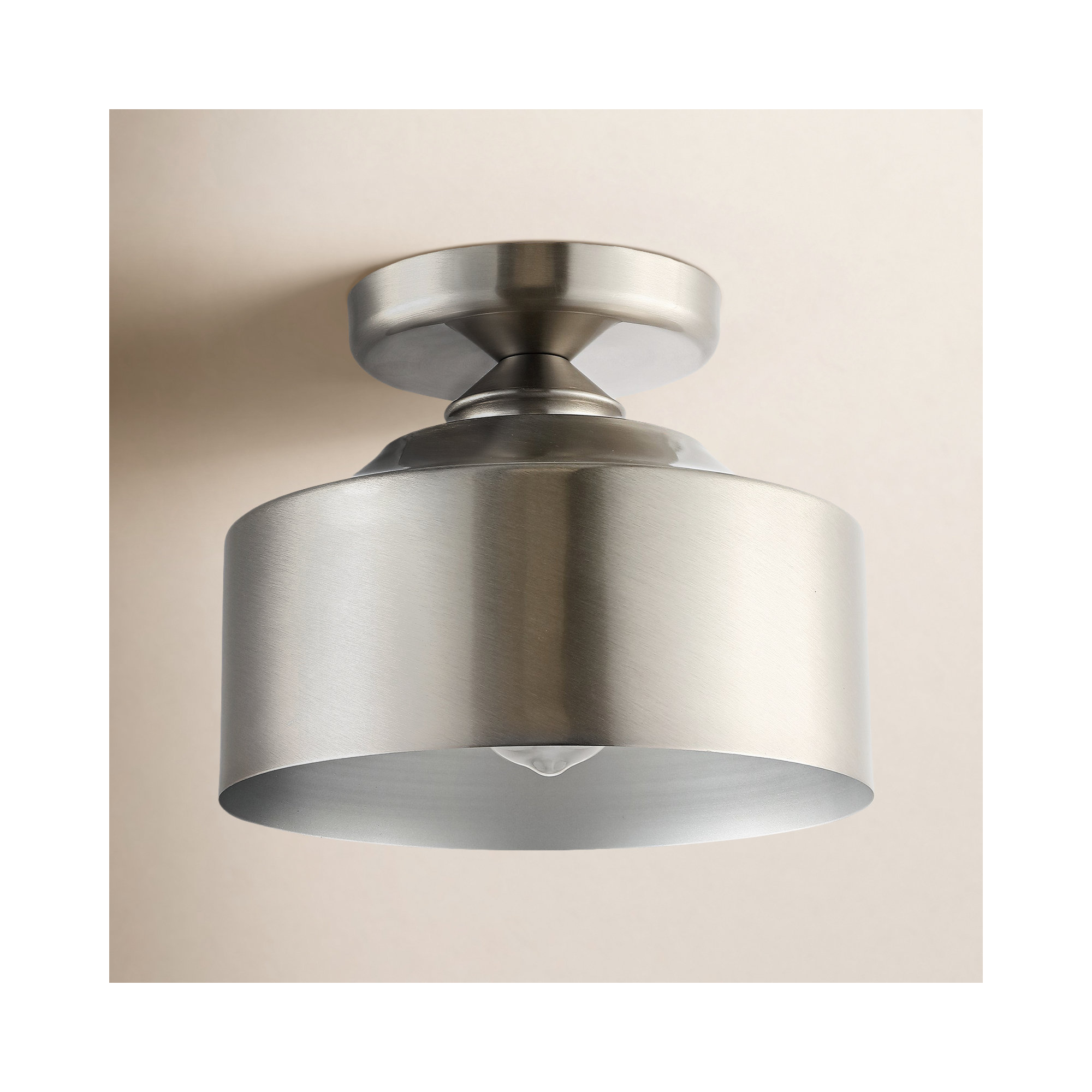 Cavale Single Light Metal Semi Flush Mount