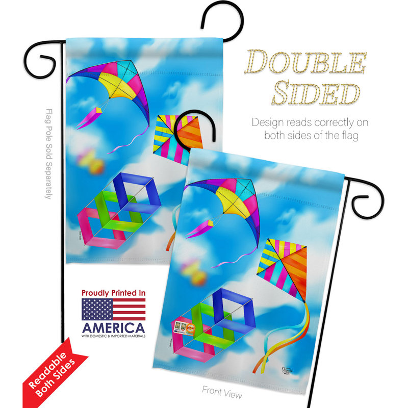 Drapeau de jardin Sky x cerf-volant 2 x 19 po