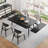 Otho Modern 63" to 94" Extendable Rectangular Dining Table For 6-10-1985181729