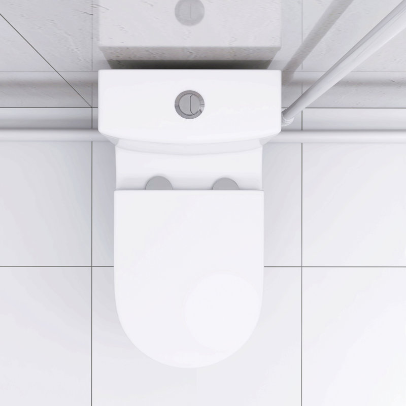 Upflush Toilet For Basement, 600W Macerating Toilet System With Powerful Dual Flush, Elongated 17.25 Ada Comfort, Soft-Close Seat, 3 Water Inlets Connect To Sink, Shower, White