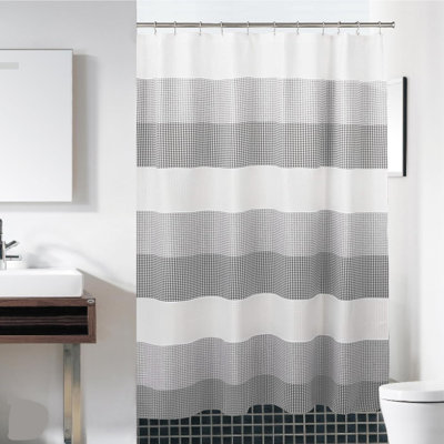 Waffle Weave Shower Curtains for Bathroom Clearance Textured 70" x 72" Bath Curtains Shower Curtain