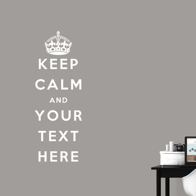Adhésif décoratif «Keep Calm»