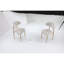 Tables de salle à manger modernes blanches (table seulement, sans chaises, avec plateau et pieds)