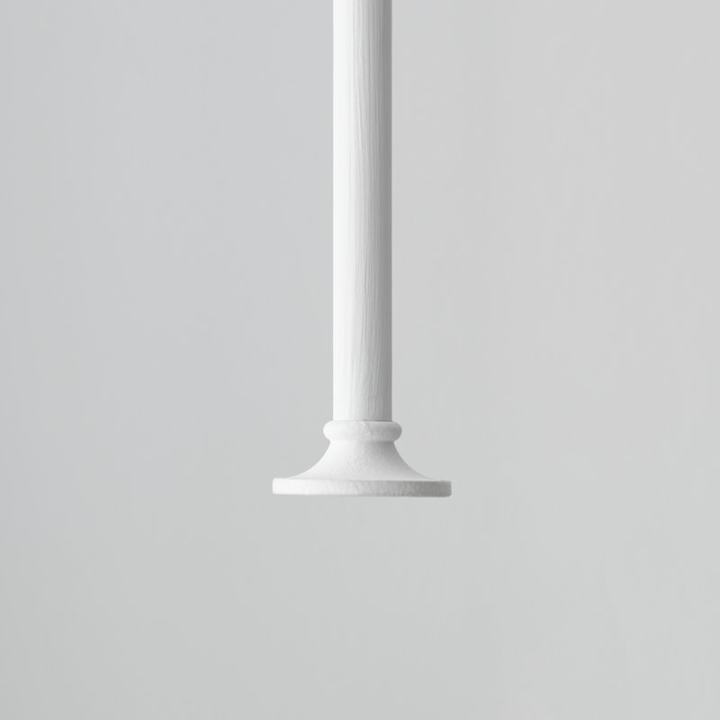 Thomas O'Brien Piaf Large Tail Sconce, Plaster White