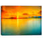 Paysage marin «Sunset over Sea Panorama» - impression d'art graphique-35120505-35120510
