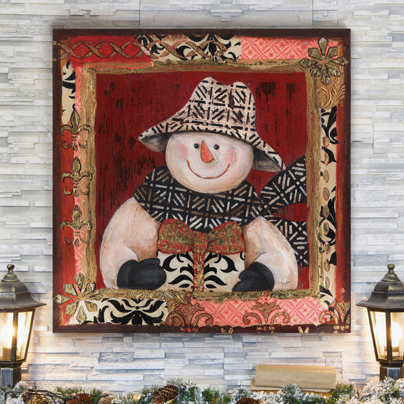 Manhattan Holiday I - reproduction sur toile tendue, H 10 po x l 10 po x P 1,5 po