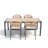 Deko Living 6 Place Seating Outdoor Patio Dining Chairs and Table Set-111809051