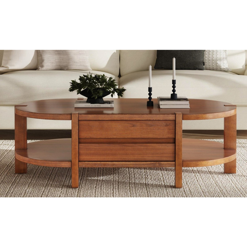 Varden Wood Cocktail Table with Storage