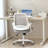 Ergonomic Mesh Home Office Chair with Armrests, Space-Saving Design and Steel Base-85464202-69795175