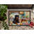 Decorating Easter Rottweiler Doormat-112770158