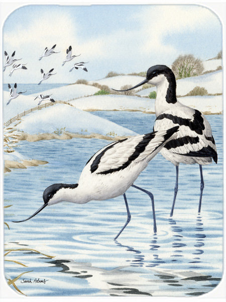 Planche à découper en verre Pooja Highland Dunes Avocets