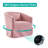 360-Degree Swivel Upholstered Armchair with Accent Pillow-359017598