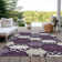 Malek Indoor/Outdoor Area Rug with Non-Slip Backing