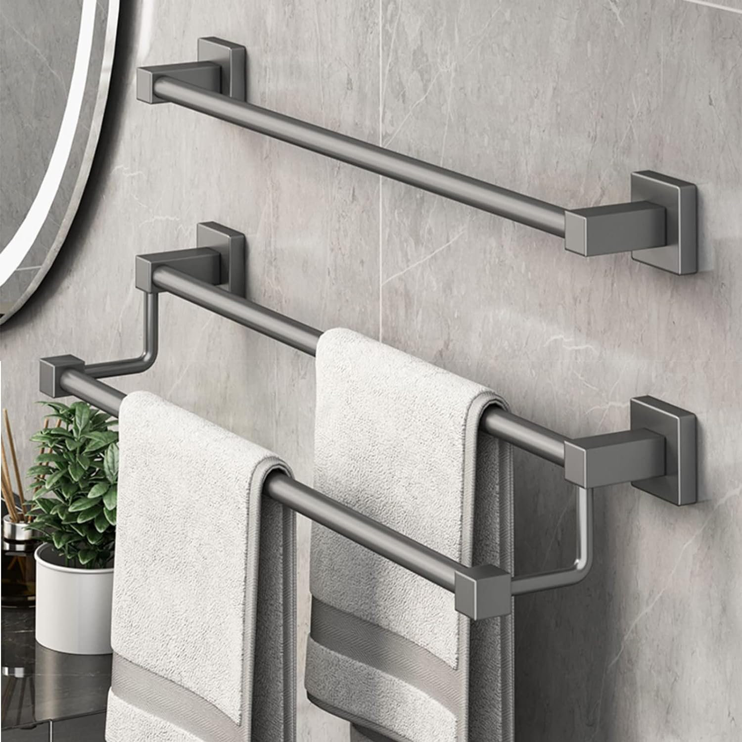 QIANXI 23.62'' 2 Bar Wall Towel Bar Wayfair